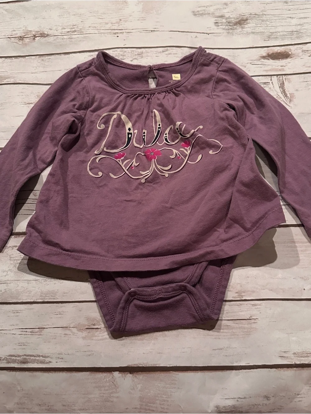 Tea dulce tunic onesie vguc 12/18